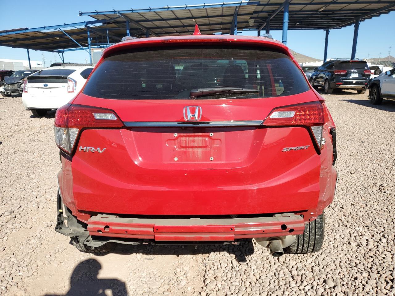 2019 Honda HR-V VIN 3CZRU5H12KM722070 Copart auction photo, side damage thumbnail 6