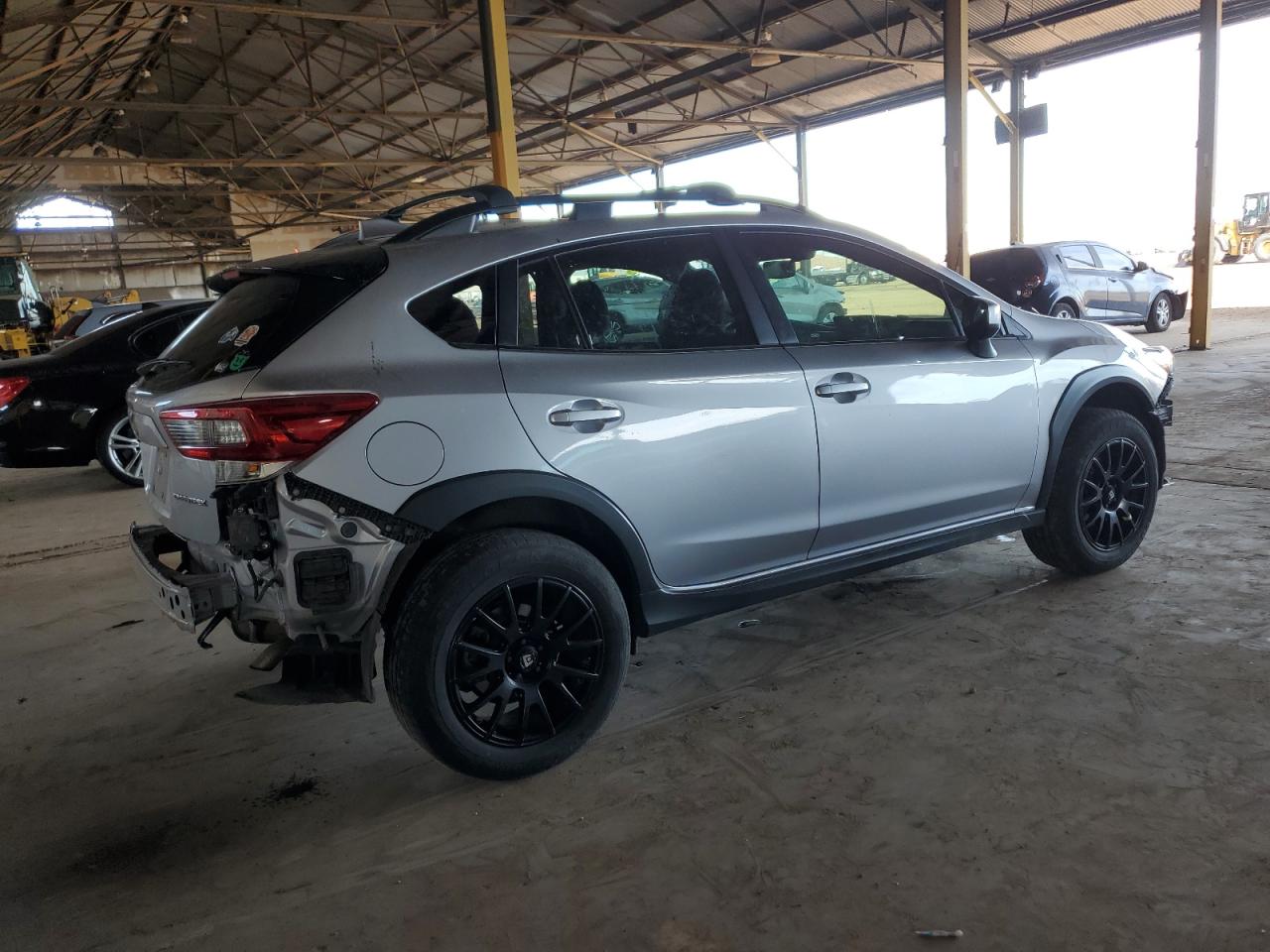 2021 Subaru XV VIN JF2GTAEC2M8252775 Copart auction photo, front end / rear end damage thumbnail 3