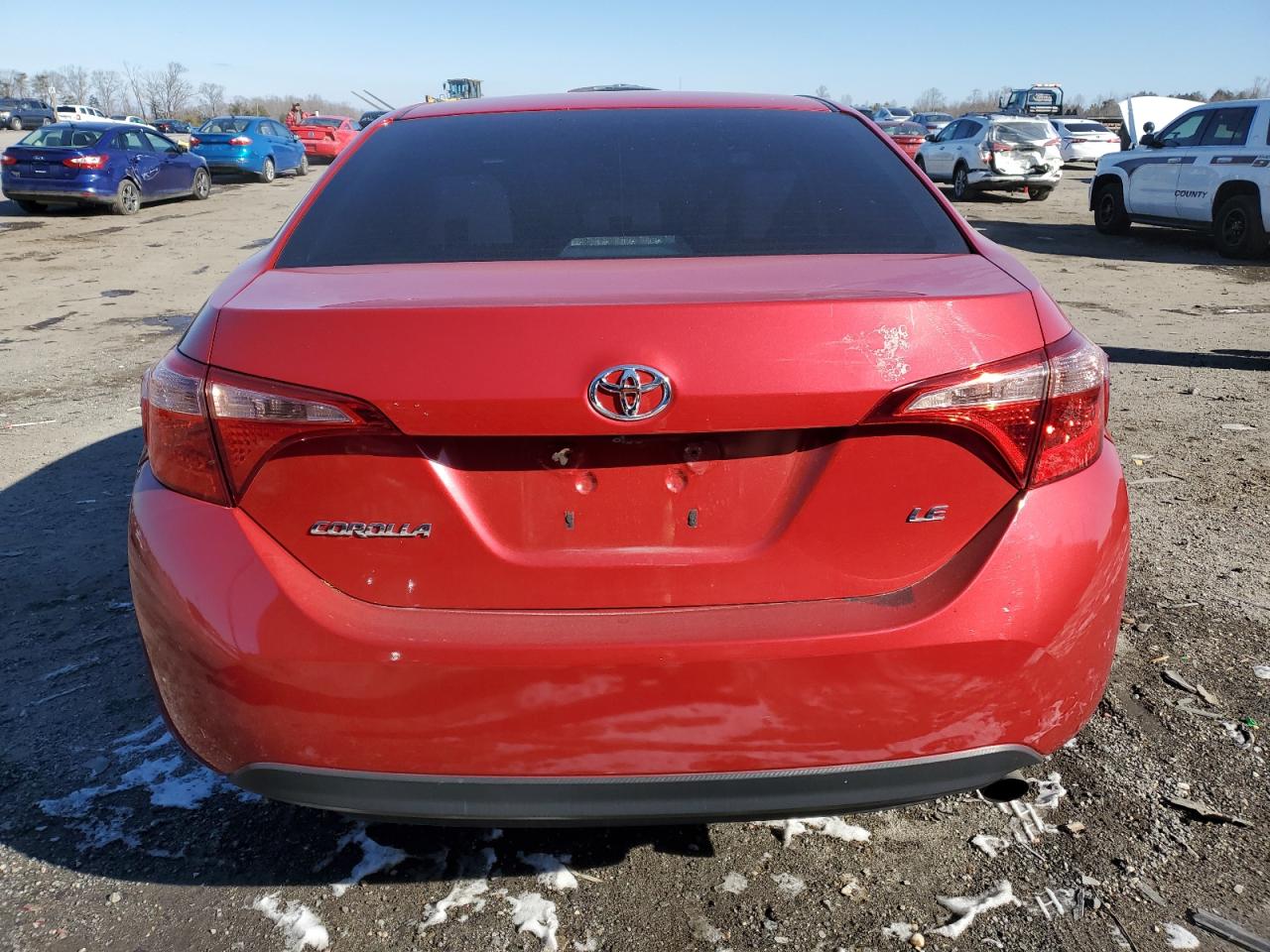 2018 Toyota Corolla VIN 2T1BURHE8JC994390 Copart auction photo, front end / frame damage damage thumbnail 6