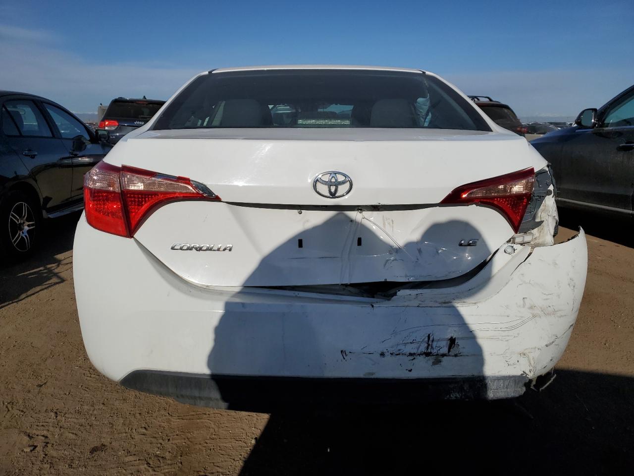 2017 Toyota Corolla VIN 2T1BURHE8HC927816 Copart auction photo, hail / all over damage thumbnail 6