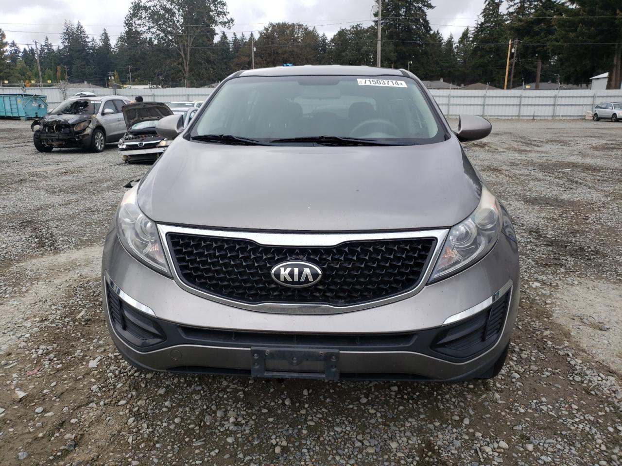2015 KIA Sportage VIN KNDPBCACXF7756745 Copart auction photo, minor dent/scratches damage thumbnail 5