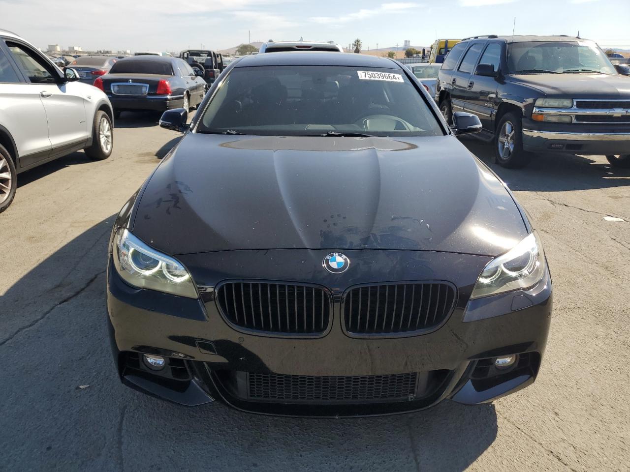 2014 BMW 5er VIN WBA5B1C57ED478779 Copart auction photo, rear end damage thumbnail 5
