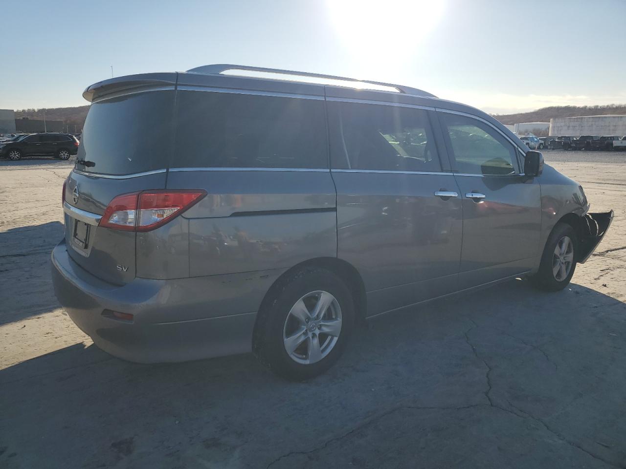 2016 Nissan Quest VIN JN8AE2KP1G9154108 Copart auction photo, front end / mechanical damage thumbnail 3
