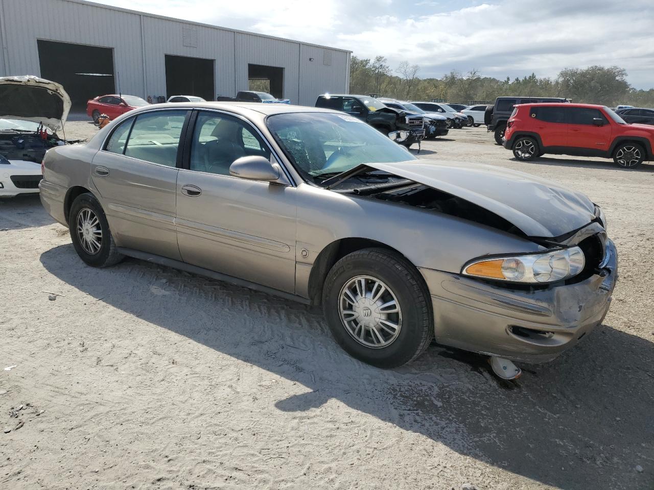 2004 Buick LeSabre VIN 1G4HR54K244175216 Copart auction photo, front end / side damage thumbnail 4