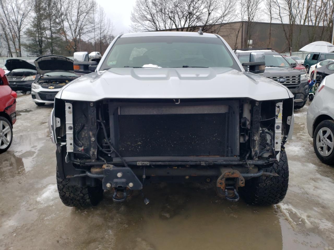 2016 Chevrolet Silverado VIN 1GCVKREH4GZ222212 Copart auction photo, front end / minor dent/scratches damage thumbnail 5