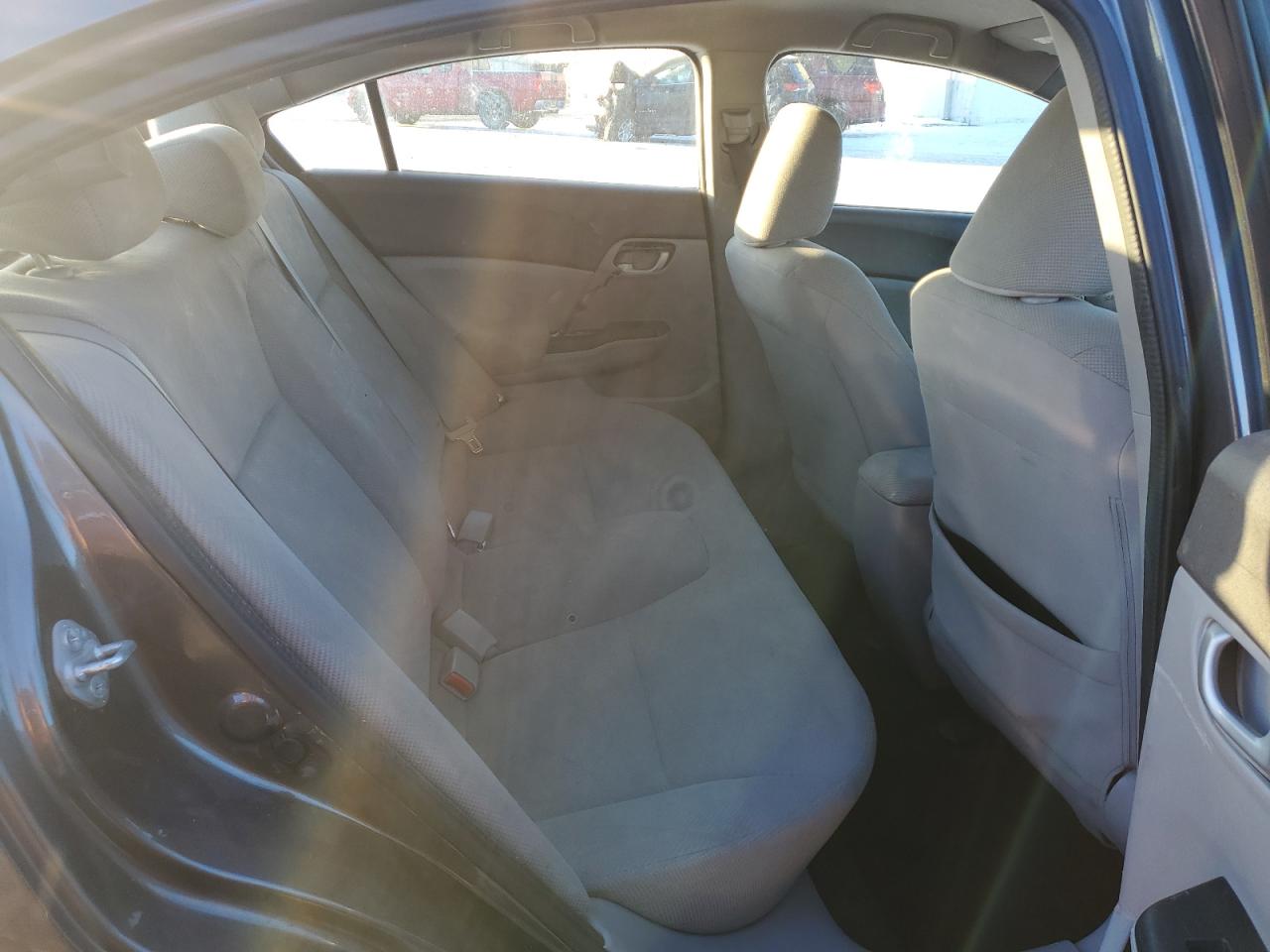 2012 Honda Civic VIN 2HGFB2F58CH605615 Copart auction photo, rear end / side damage thumbnail 10