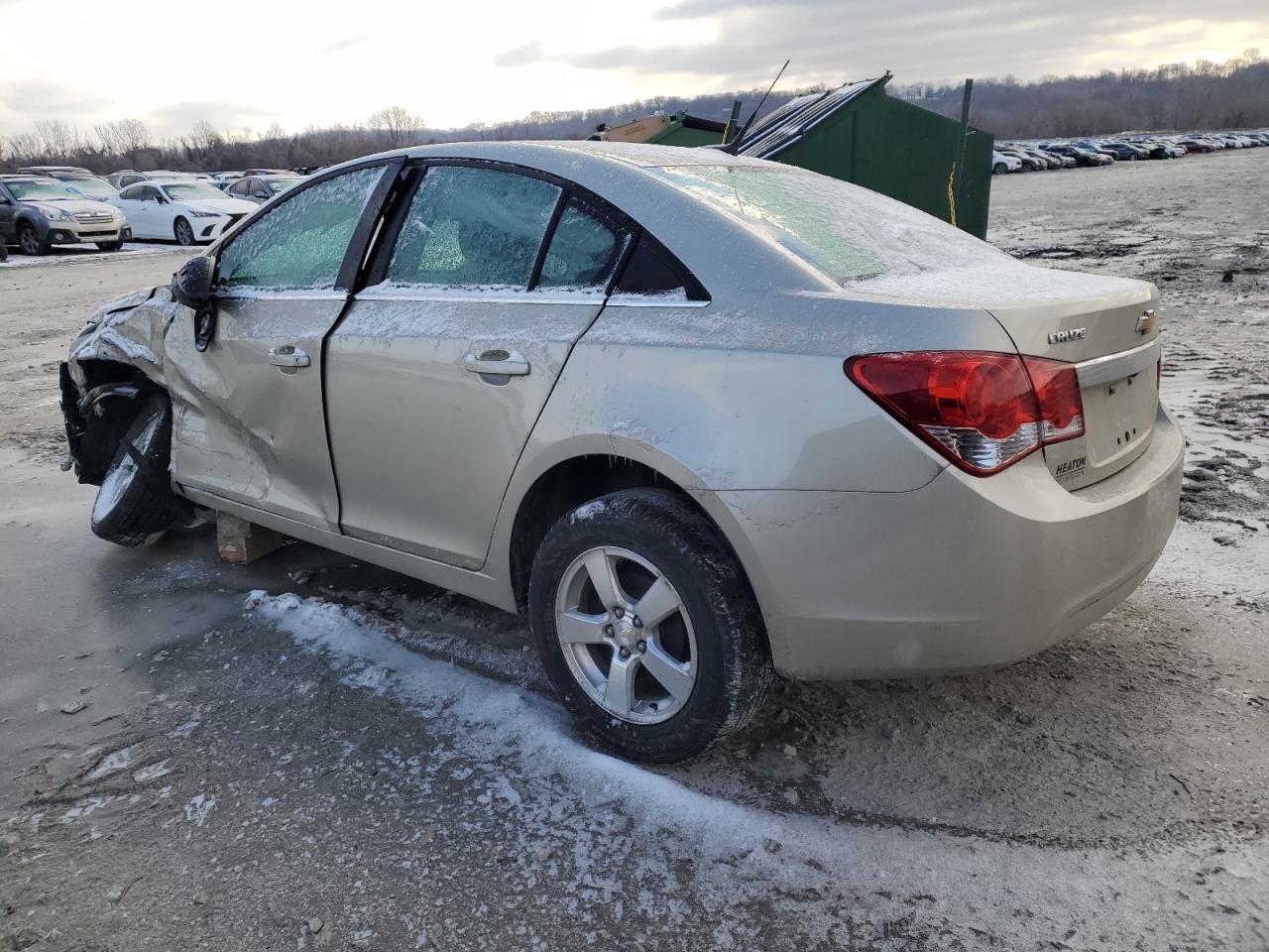 2013 Chevrolet Cruze VIN 1G1PC5SB9D7112366 Copart auction photo, side / front end damage thumbnail 2