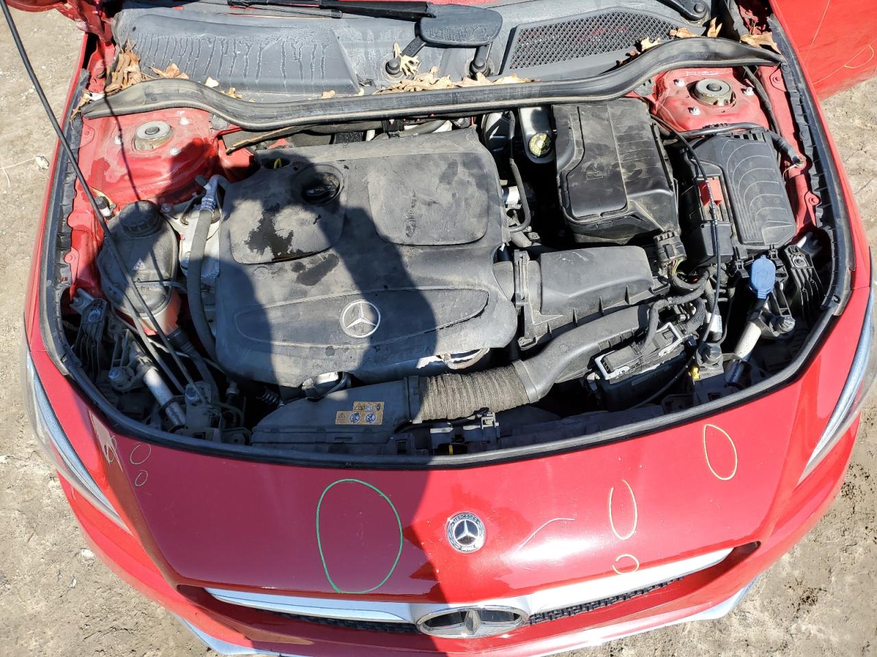 2018 Mercedes-Benz CLA-klasse VIN WDDSJ4EB1JN566217 Copart auction photo, vandalism damage thumbnail 12