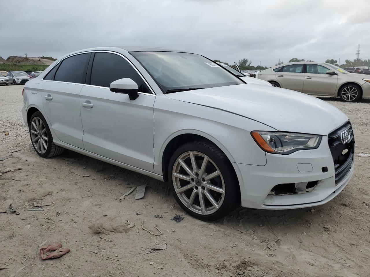 2015 Audi A3 VIN WAUBFGFF9F1066543 Copart auction photo, water/flood / front end damage thumbnail 4