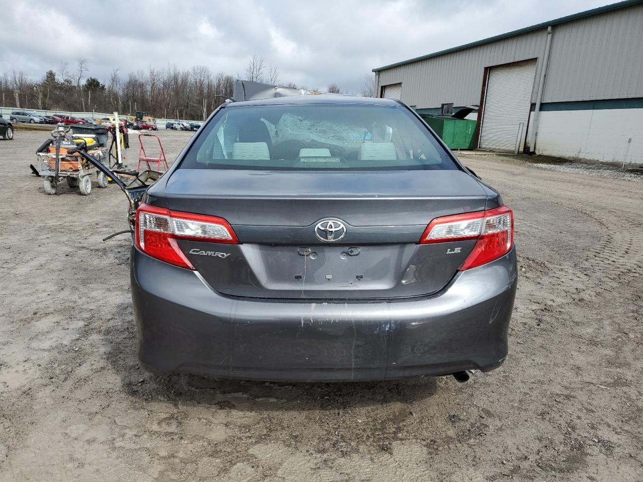 2014 Toyota Camry VIN 4T4BF1FK3ER374576 Copart auction photo, rollover damage thumbnail 6