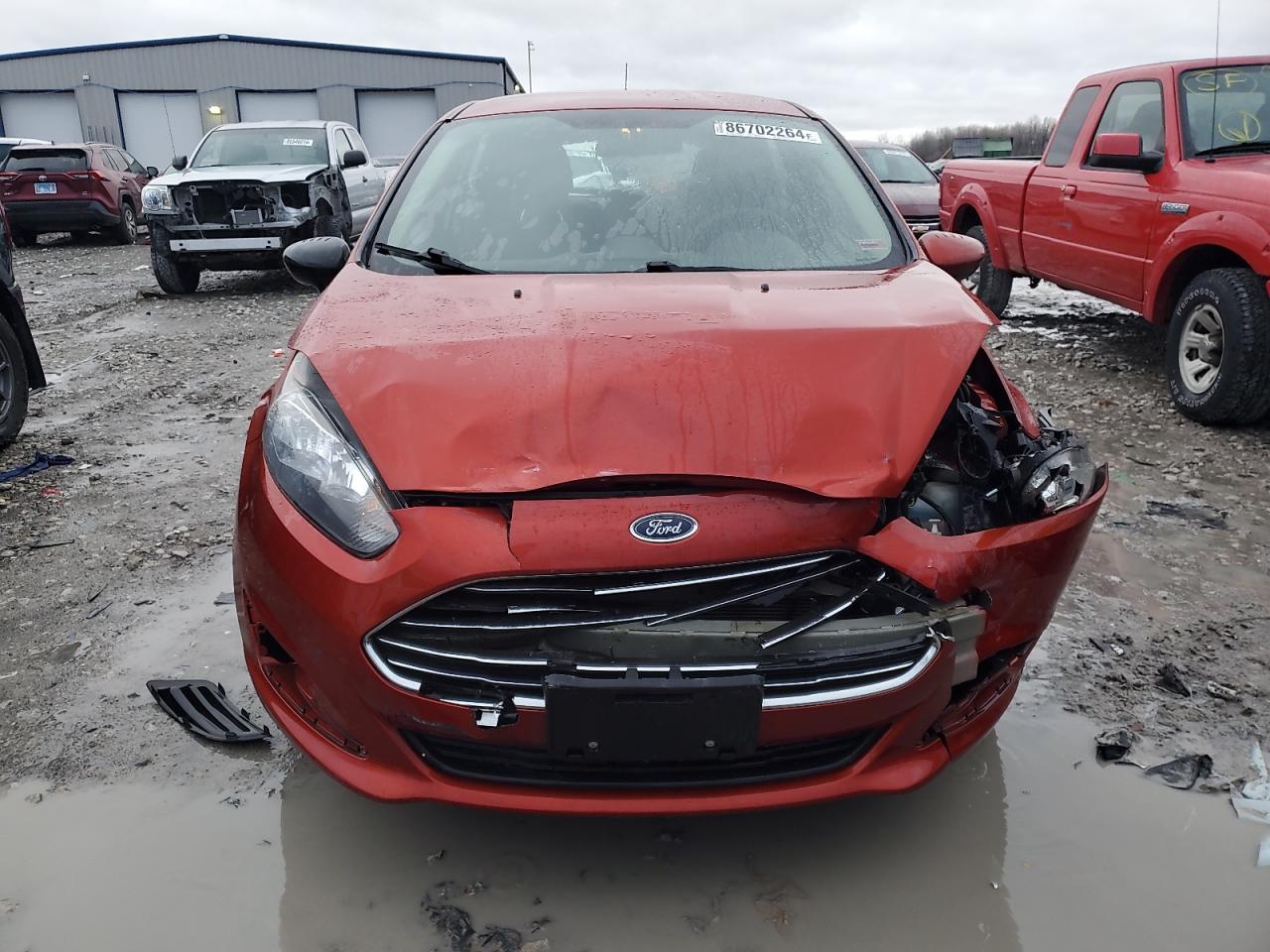 2018 Ford Fiesta VIN 3FADP4EJ7JM140928 Copart auction photo, front end damage thumbnail 5