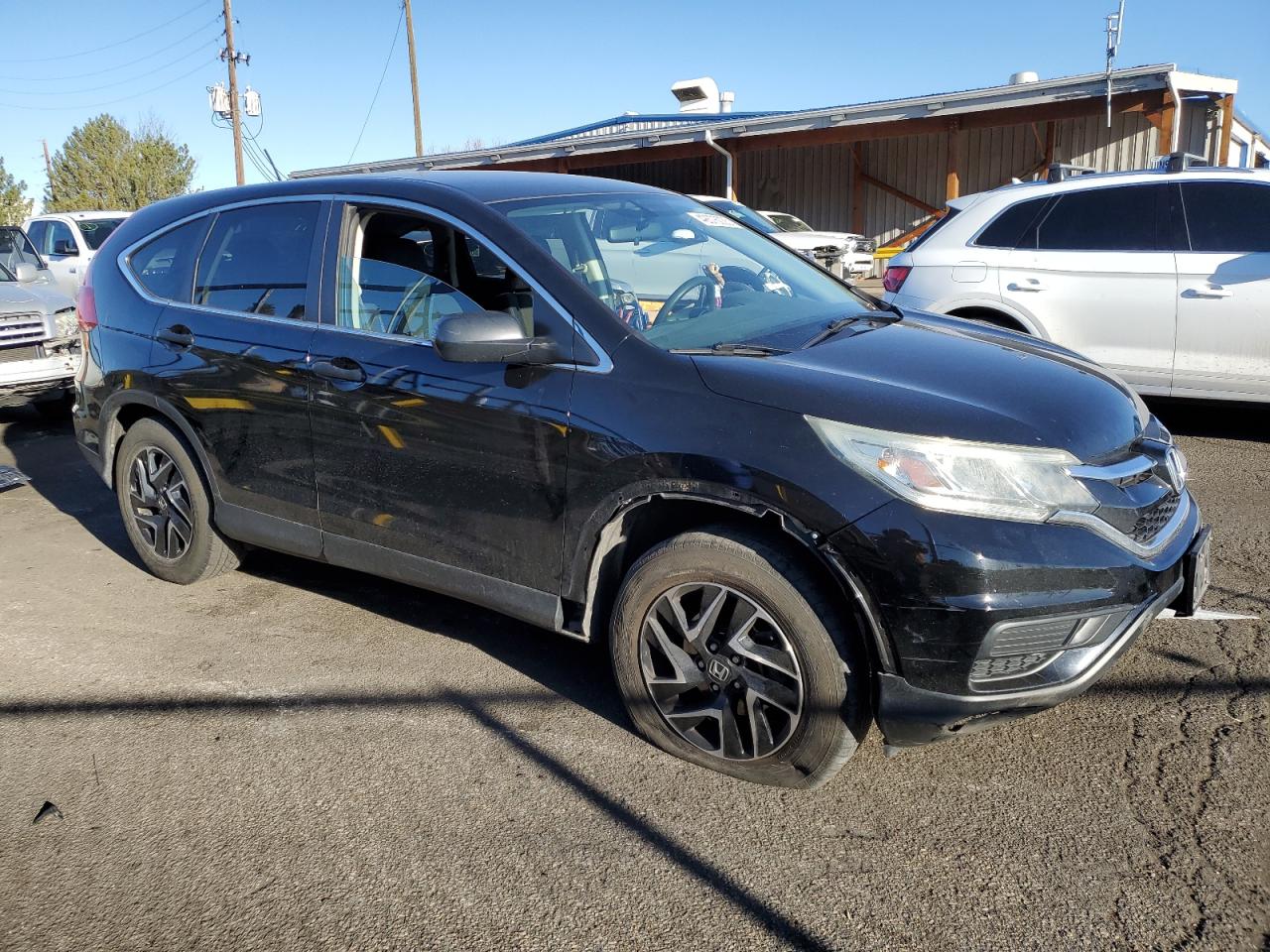 2016 Honda CR-V VIN 5J6RM4H44GL028882 Copart auction photo, front end / side damage thumbnail 4