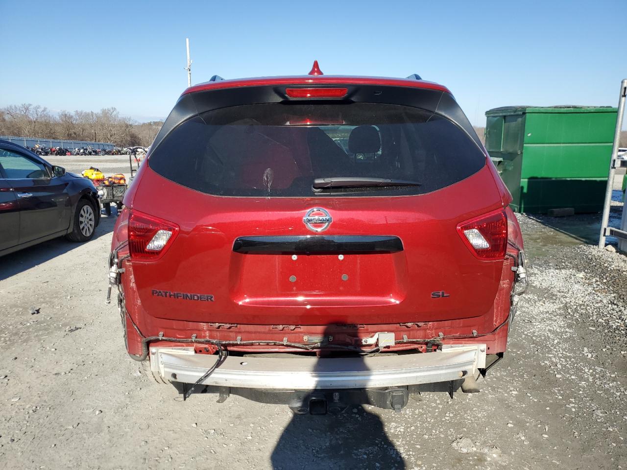 2020 Nissan Pathfinder VIN 5N1DR2CN6LC645163 Copart auction photo, all over / side damage thumbnail 6