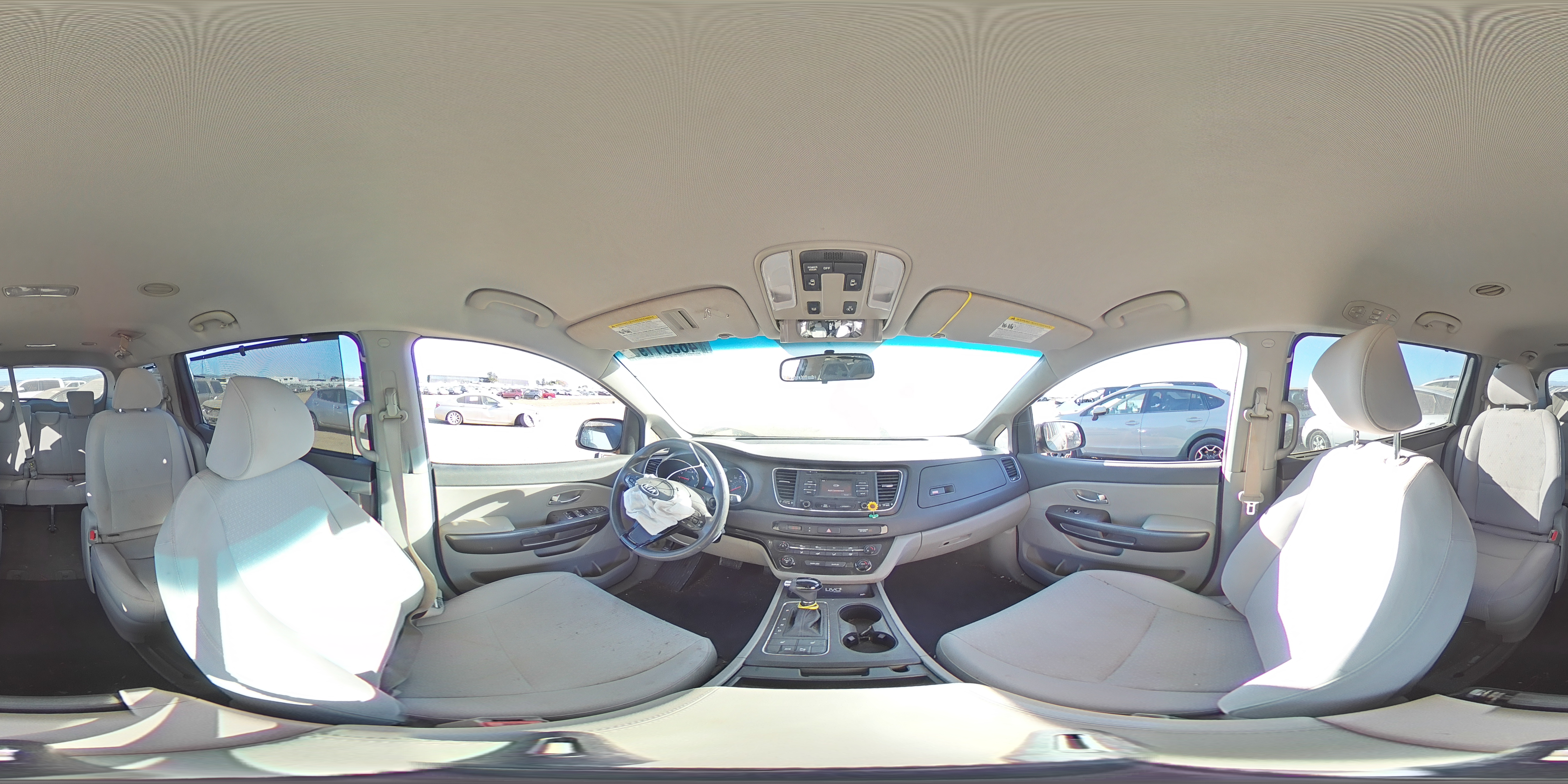 2016 KIA Sedona VIN KNDMB5C11G6085080 Copart auction photo, front end damage thumbnail 13