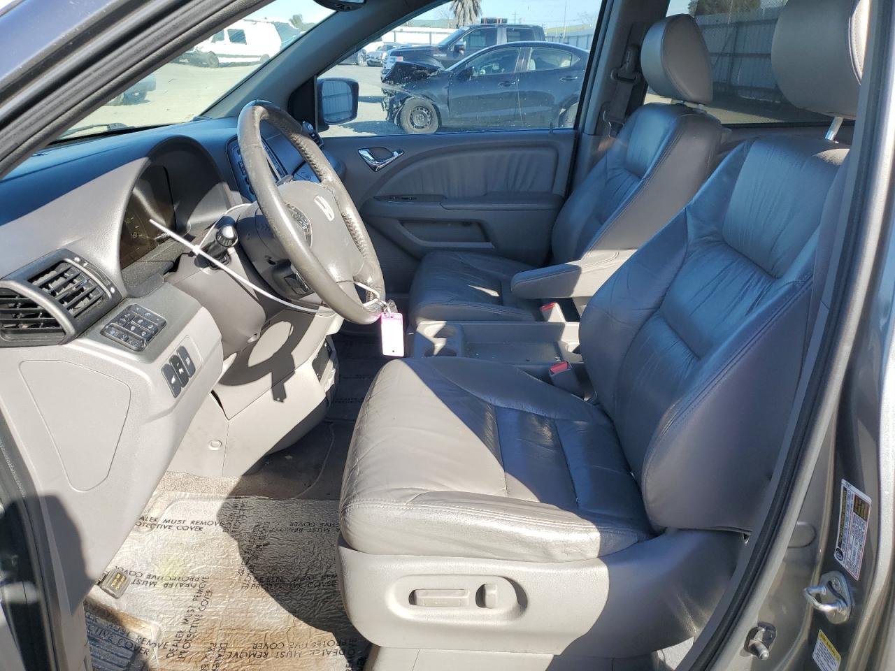 2009 Honda Odyssey VIN 5FNRL38929B036130 Copart auction photo, side / rear end damage thumbnail 7