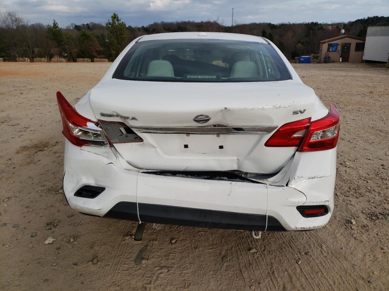 2017 Nissan Sentra VIN 3N1AB7AP4HY356099 Copart auction photo, front end / rear end damage thumbnail 6