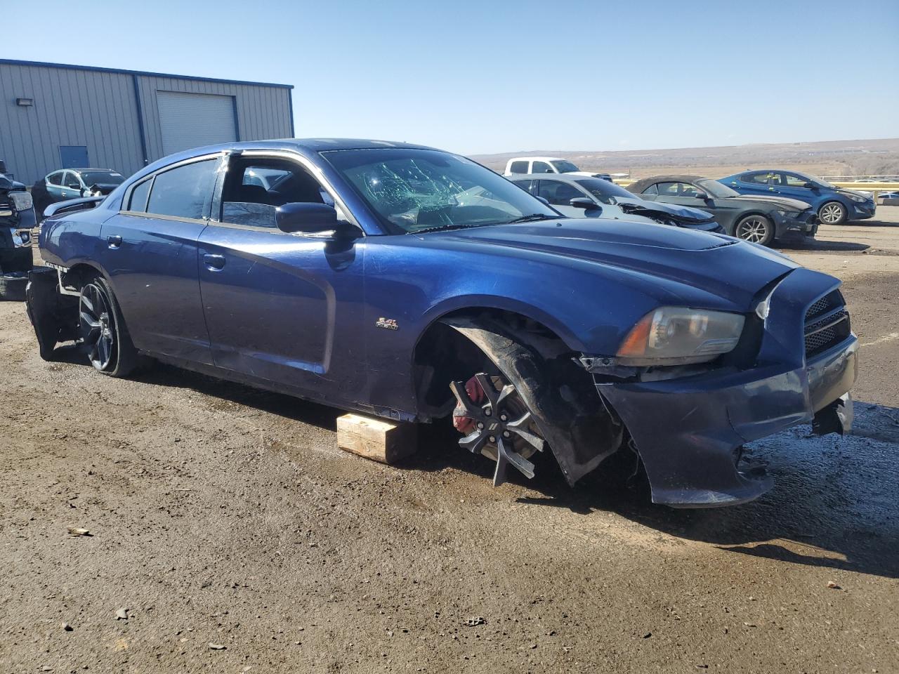 2013 Dodge Charger VIN 2C3CDXEJ2DH586816 Copart auction photo, all over damage thumbnail 4