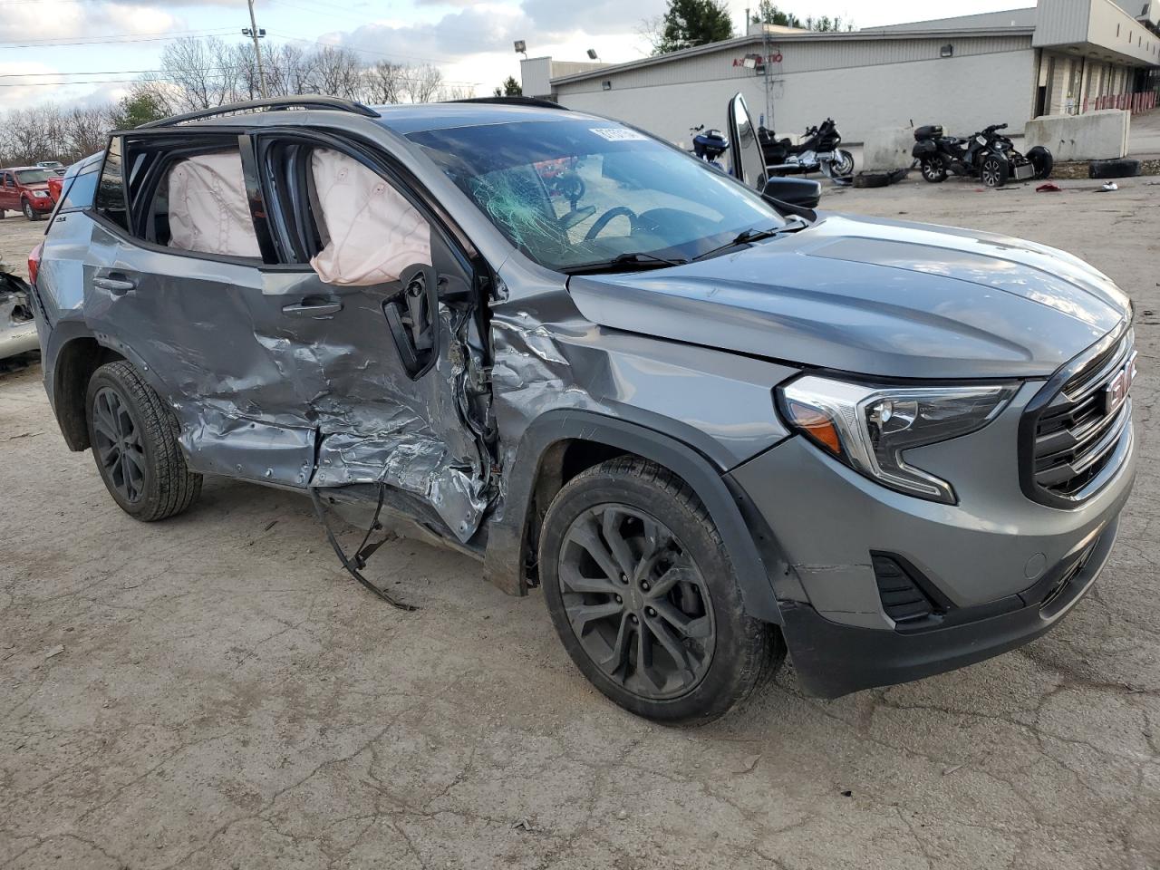 2020 GMC Terrain VIN 3GKALTEV8LL332278 Copart auction photo, all over damage thumbnail 4
