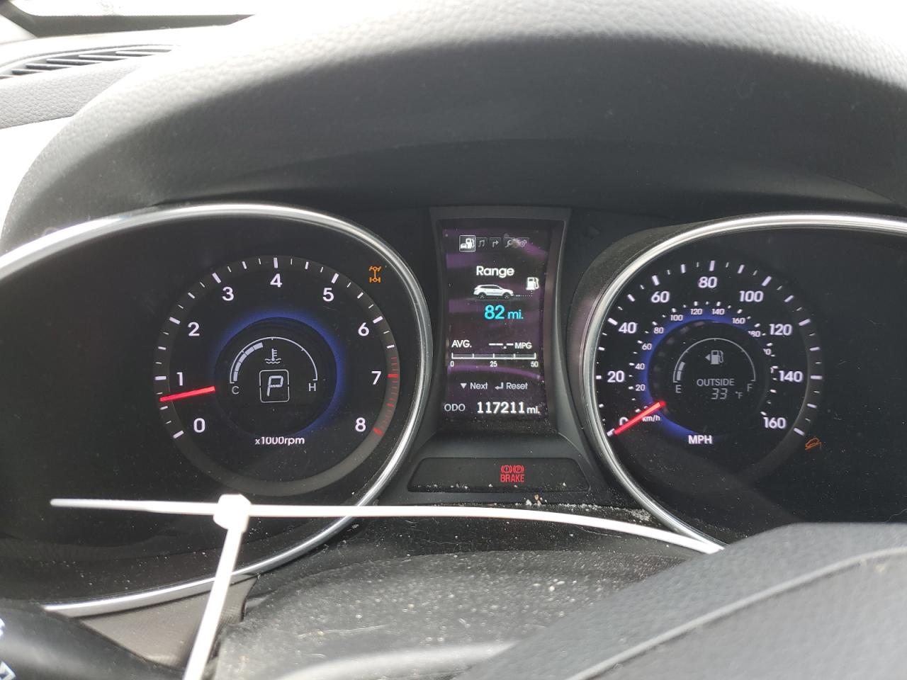 2016 Hyundai Santa Fe VIN KM8SRDHF9GU131201 Copart auction photo, front end damage thumbnail 9