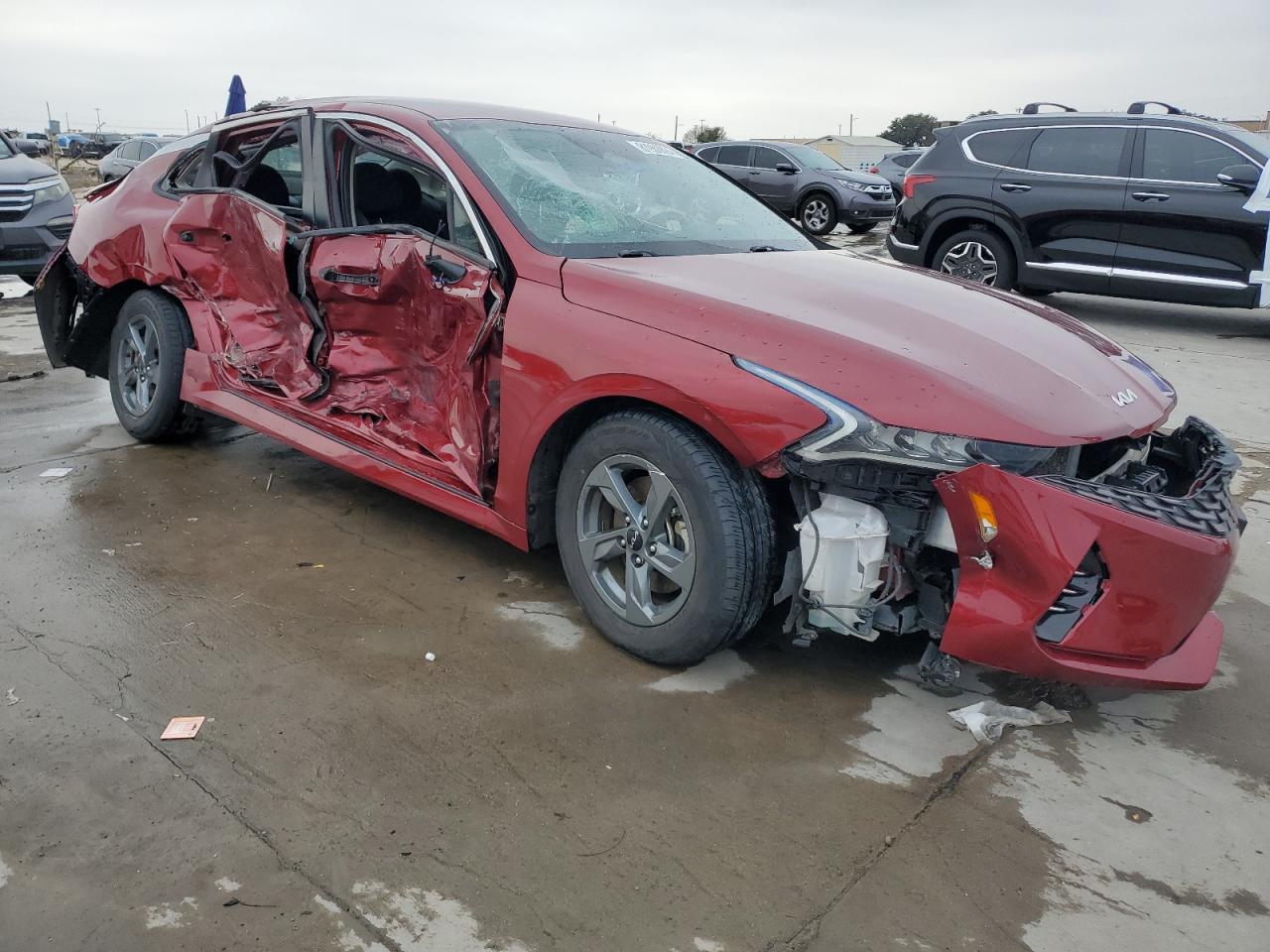 2022 KIA K5 VIN 5XXG24J24NG087228 Copart auction photo, all over damage thumbnail 4