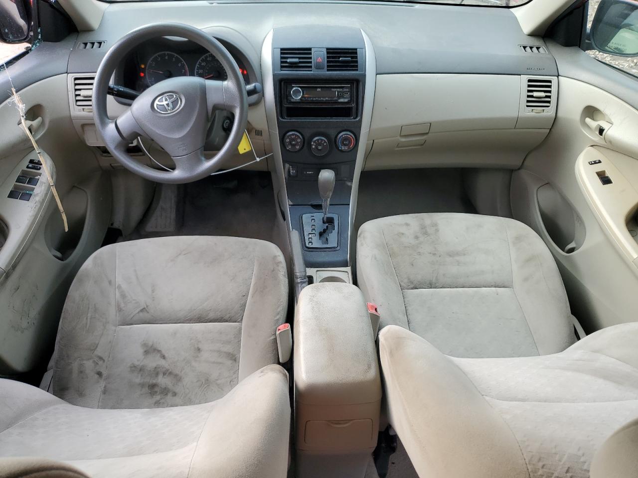 2009 Toyota Corolla VIN 2T1BU40EX9C149924 Copart auction photo, front end / side damage thumbnail 8