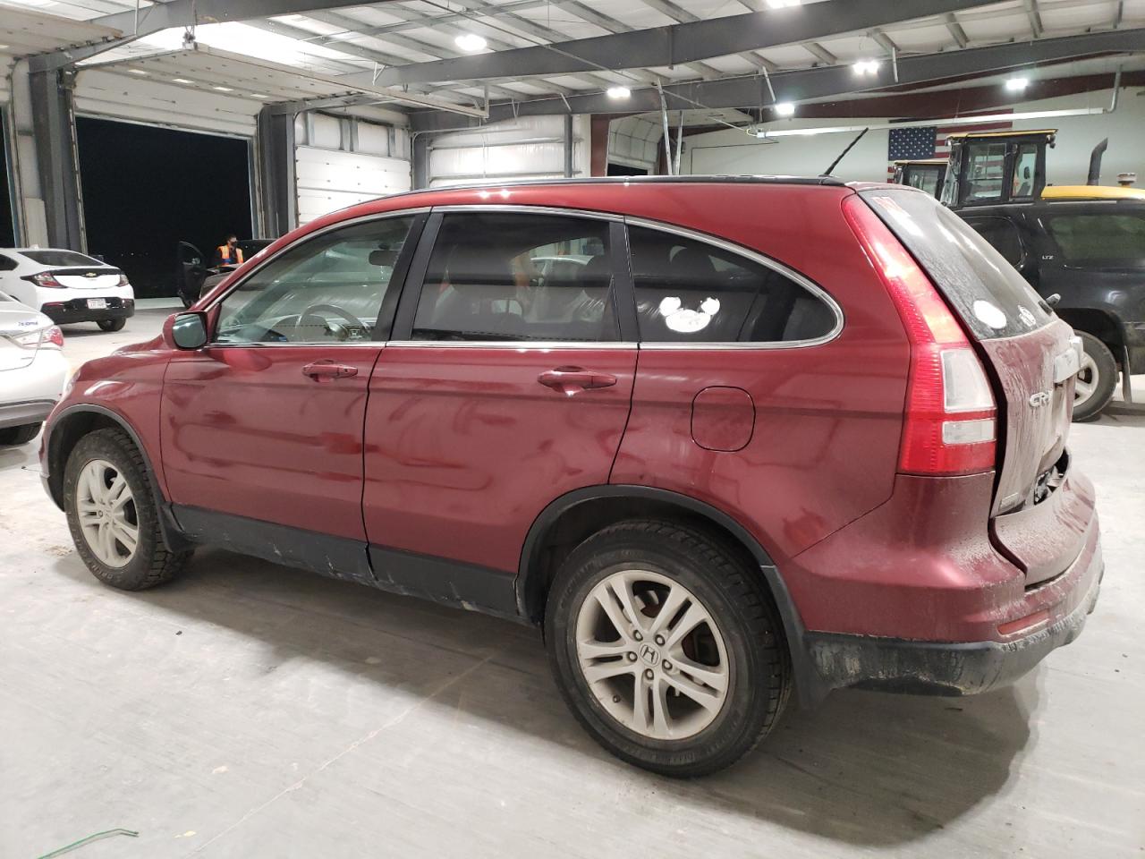 2011 Honda CR-V VIN JHLRE4H74BC016577 Copart auction photo, rear end damage thumbnail 2