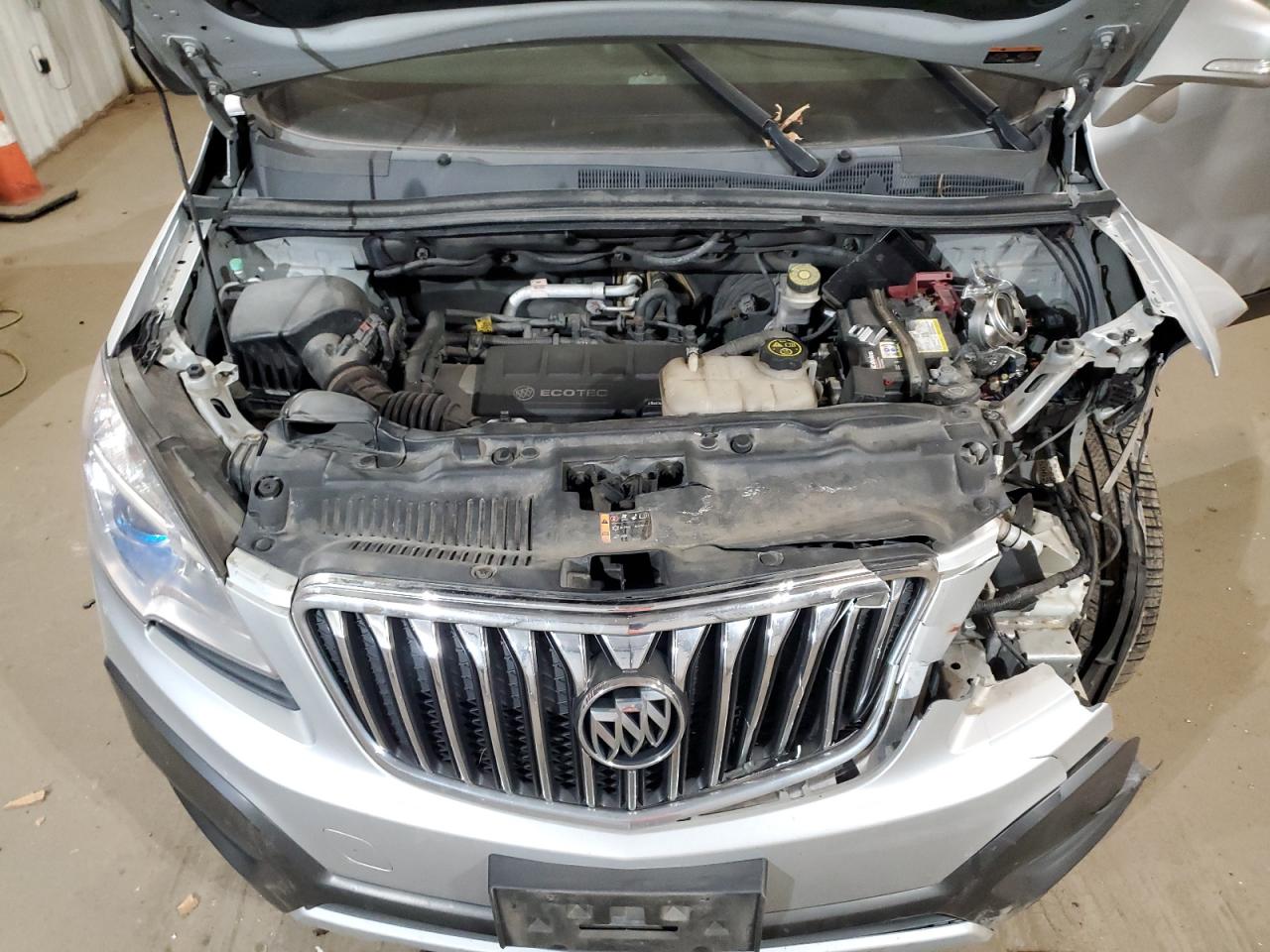2015 Buick Encore VIN KL4CJESB5FB155432 Copart auction photo, front end / side damage thumbnail 14