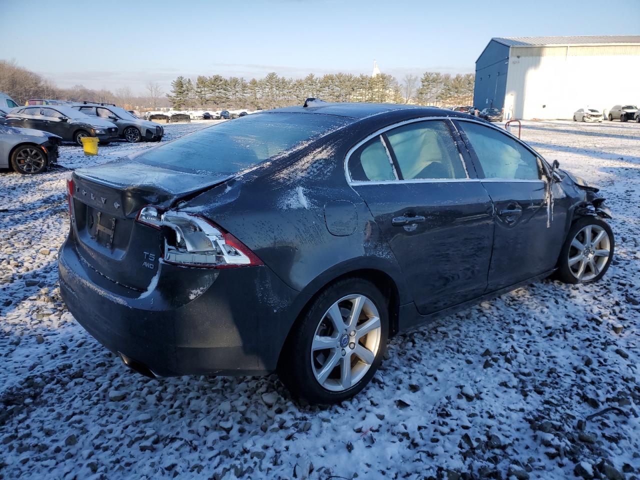 2016 Volvo S60 VIN YV1612TK2G2415796 Copart auction photo, rollover damage thumbnail 3