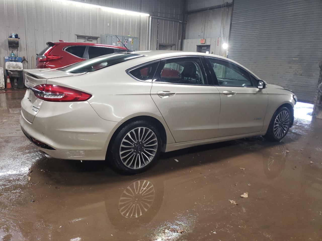 2018 Ford Fusion VIN 3FA6P0RU2JR192170 Copart auction photo, front end damage thumbnail 3