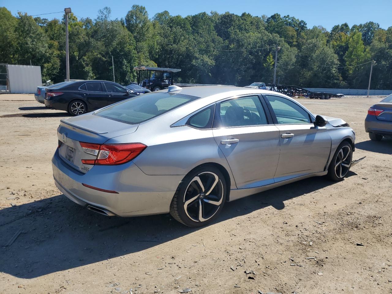 2018 Honda Accord VIN 1HGCV2E38JA036934 Copart auction photo, front end damage thumbnail 3
