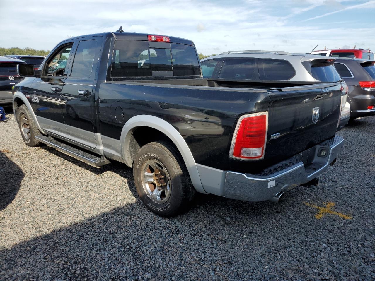2013 RAM 1500 VIN 1C6RR6JT2DS627972 Copart auction photo, water/flood damage thumbnail 2