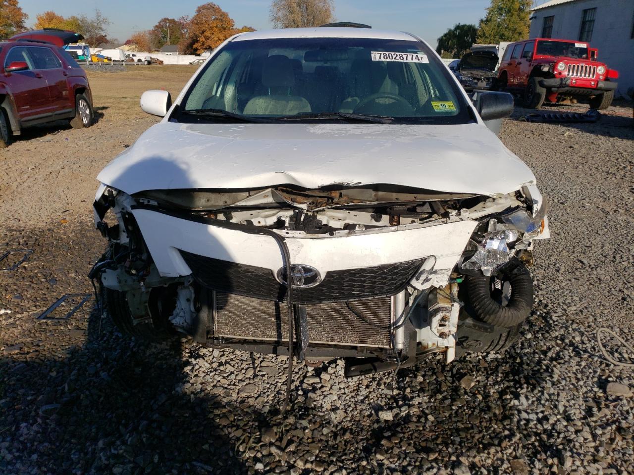 2009 Toyota Corolla VIN 2T1BU40E99C175365 Copart auction photo, front end / rear end damage thumbnail 5