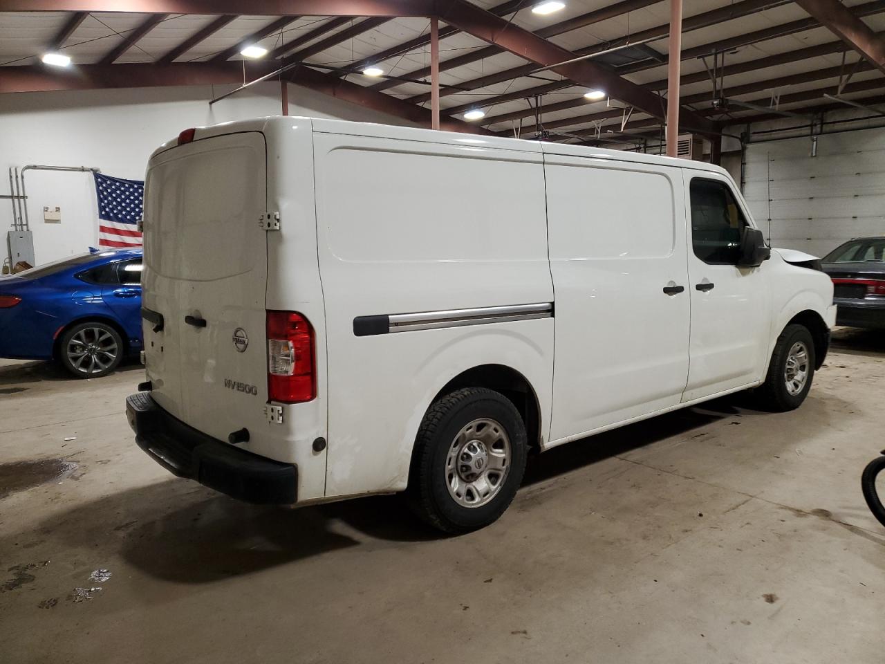 2016 Nissan NV VIN 1N6BF0KM2GN803233 Copart auction photo, front end damage thumbnail 3