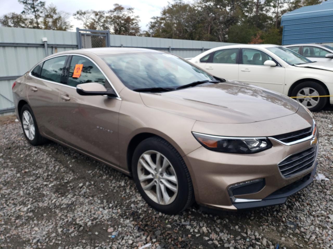 2018 Chevrolet Malibu VIN 1G1ZD5ST0JF265413 Copart auction photo, top/roof damage thumbnail 4