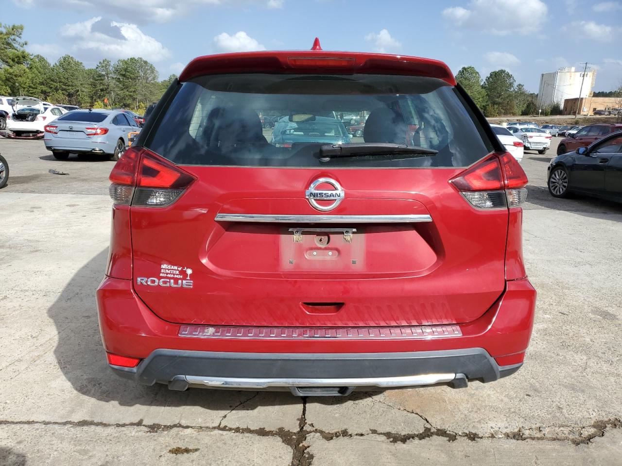 2017 Nissan Rogue VIN 5N1AT2MT6HC875830 Copart auction photo, front end / side damage thumbnail 6
