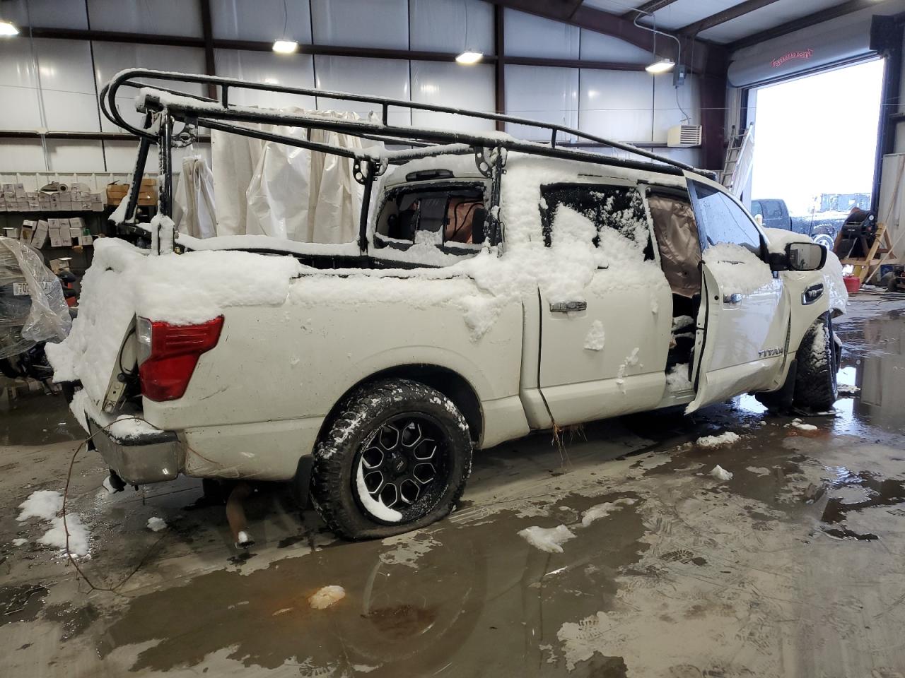 2017 Nissan Titan VIN 1N6AA1EK8HN549801 Copart auction photo, all over damage thumbnail 3
