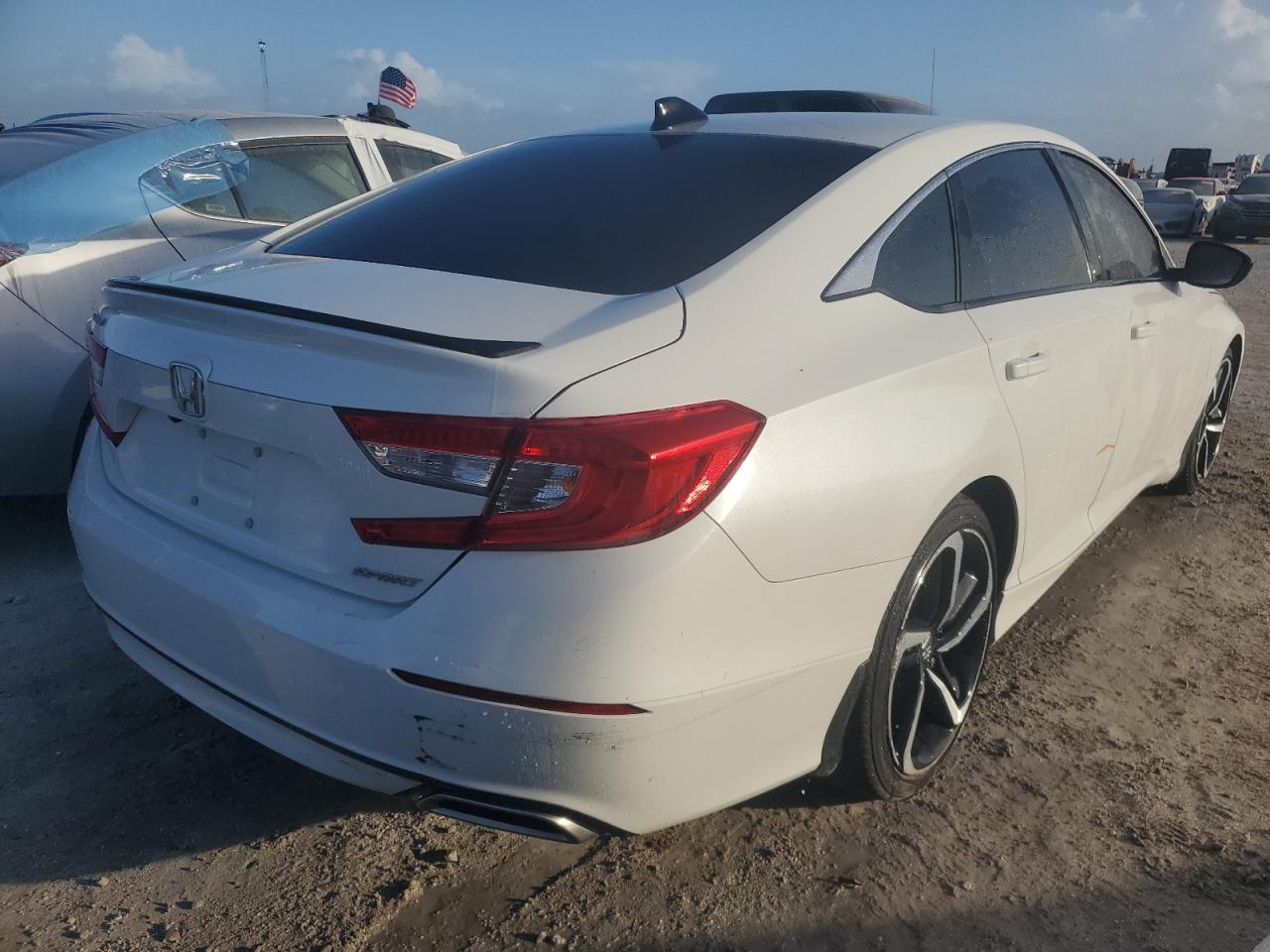 2021 Honda Accord VIN 1HGCV1F32MA096267 Copart auction photo, water/flood damage thumbnail 3