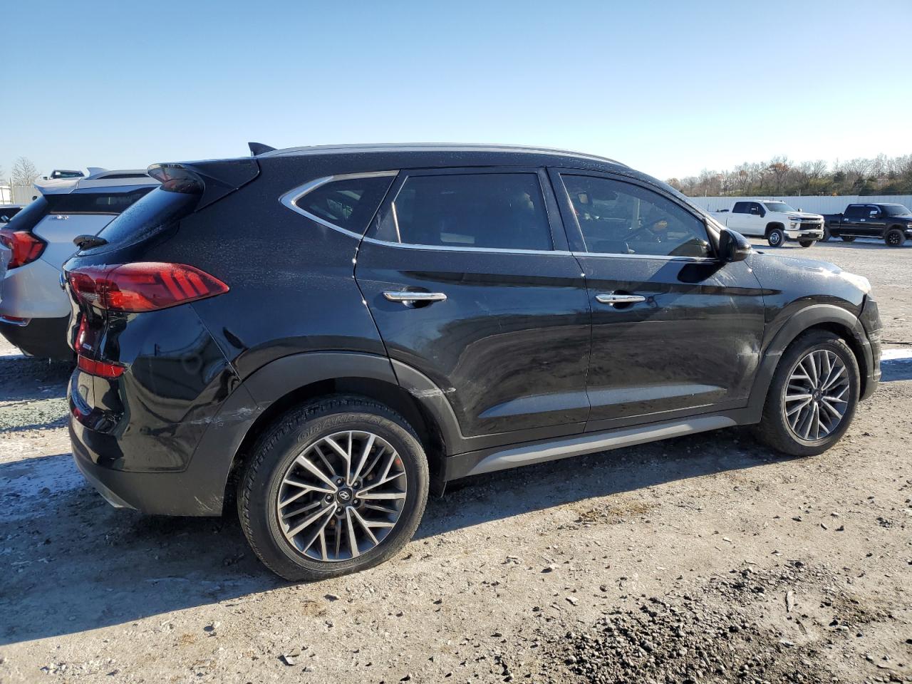 2021 Hyundai Tucson VIN KM8J3CAL4MU284684 Copart auction photo, front end / rear end damage thumbnail 3