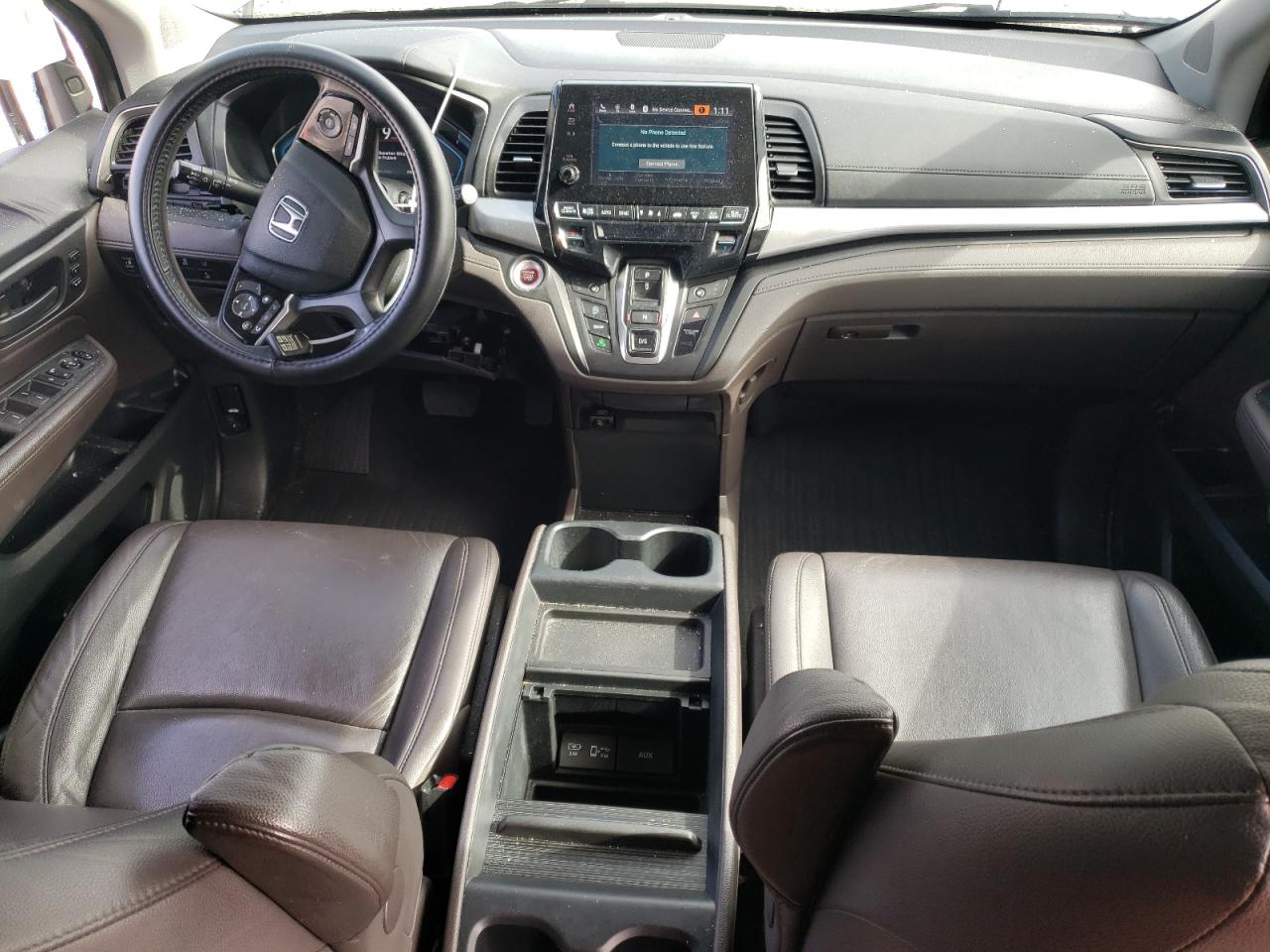 2020 Honda Odyssey VIN 5FNRL6H77LB031593 Copart auction photo, front end / side damage thumbnail 8