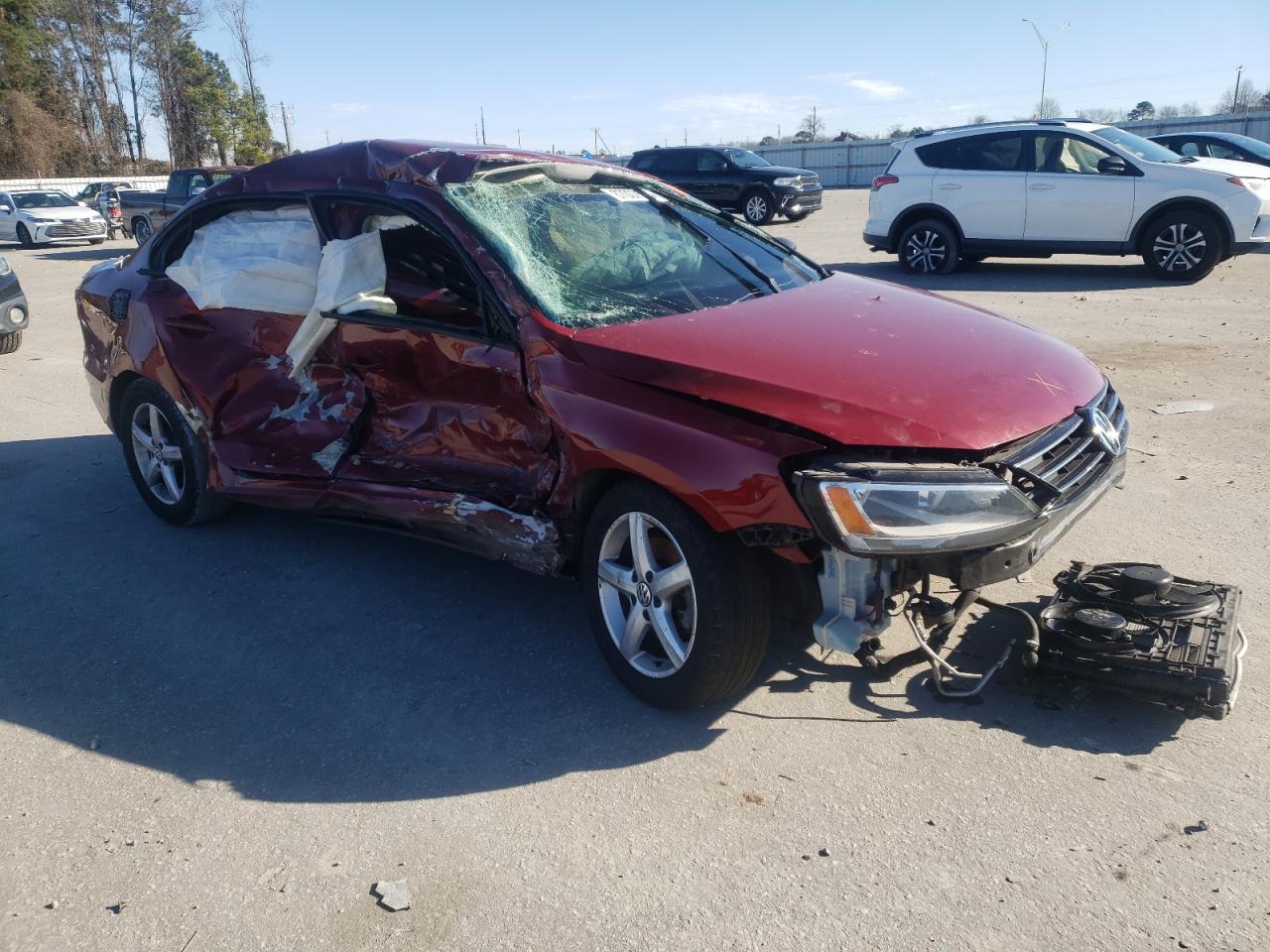 2016 Volkswagen Jetta VIN 3VW267AJ6GM269941 Copart auction photo, all over / frame damage damage thumbnail 4