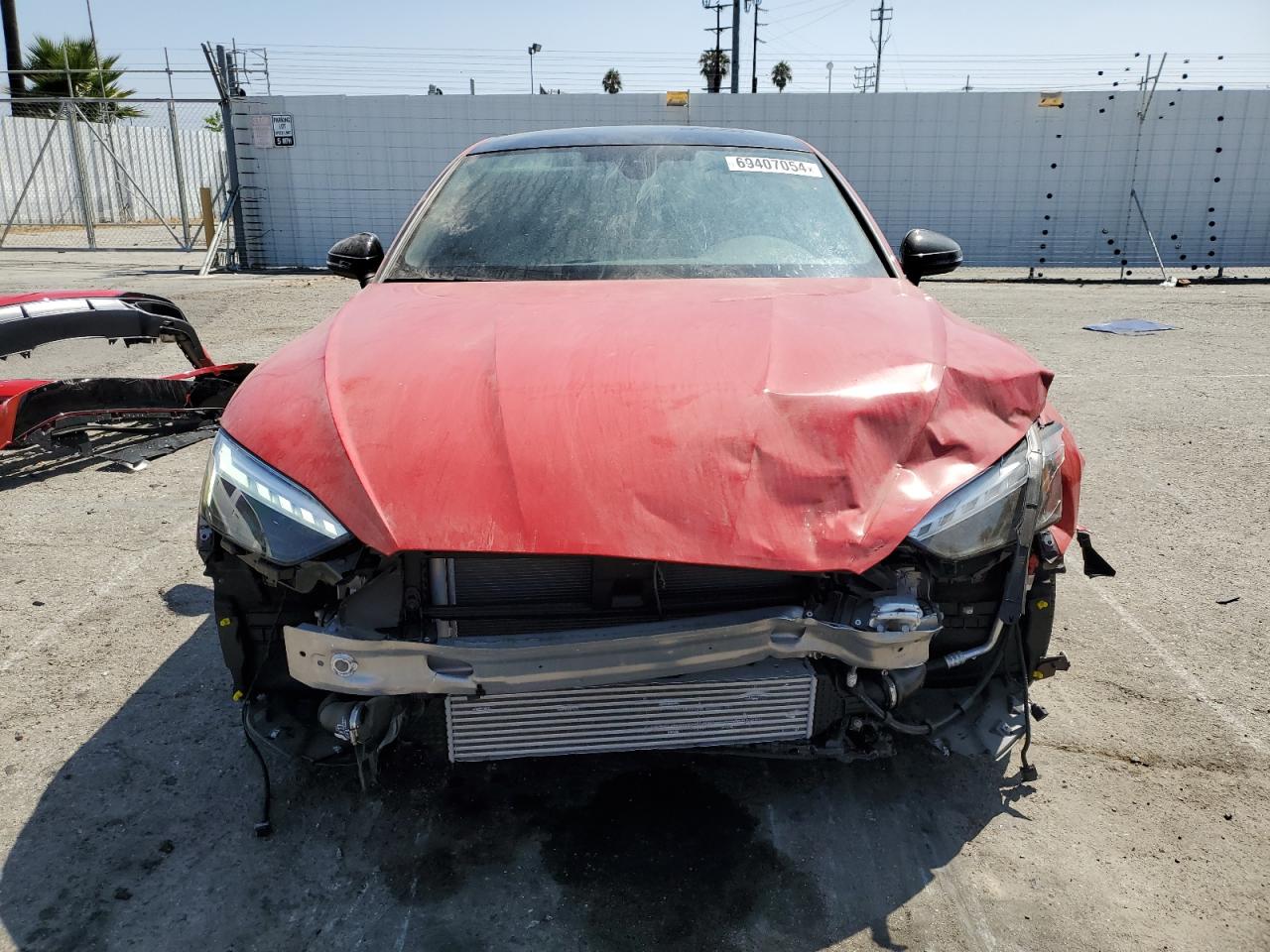 2024 Audi A5 VIN WAUFACF57RA043492 Copart auction photo, front end / rear end damage thumbnail 5