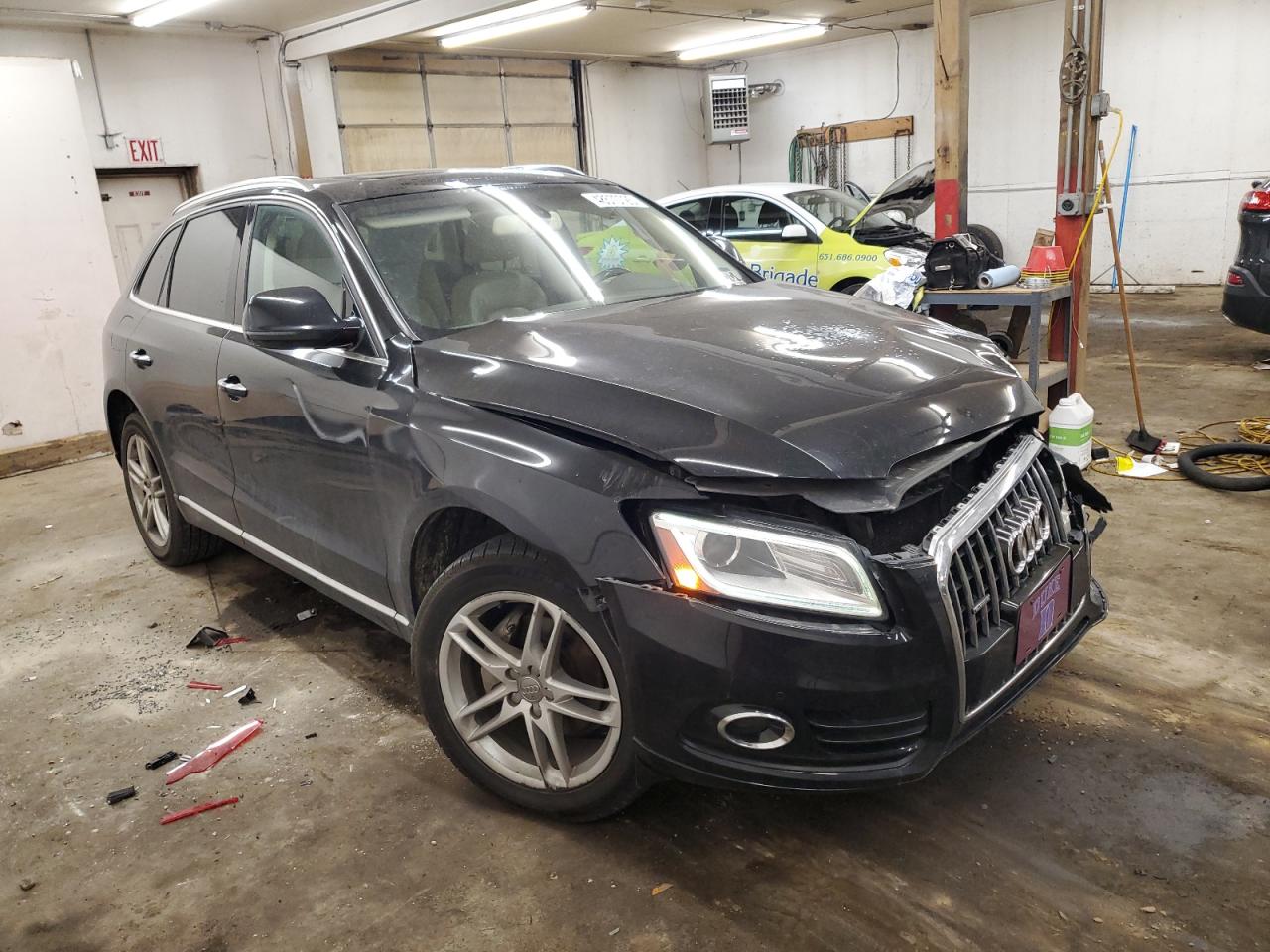 2017 Audi Q5 VIN WA1C2AFP8HA086630 Copart auction photo, front end / rear end damage thumbnail 4