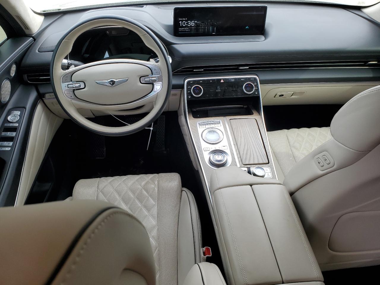 2021 Genesis Gv80 VIN KMUHCESC8MU064202 Copart auction photo, front end / minor dent/scratches damage thumbnail 8