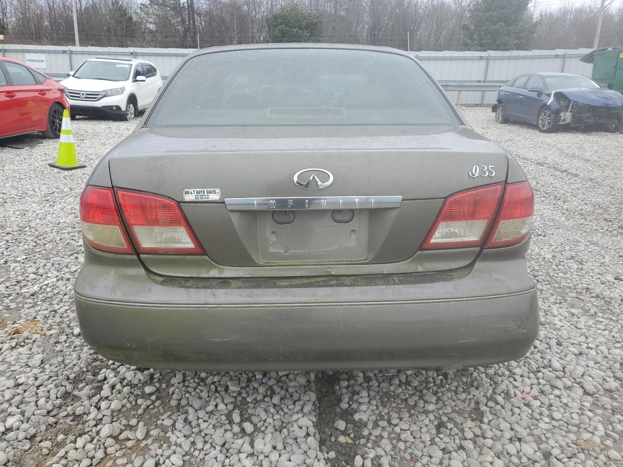 2002 Infiniti I VIN JNKDA31AX2T025219 Copart auction photo, front end / rear end damage thumbnail 6