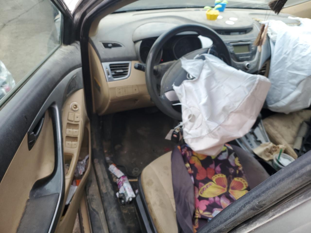 2013 Hyundai Elantra VIN 5NPDH4AE1DH201426 Copart auction photo, water/flood / front end damage thumbnail 8