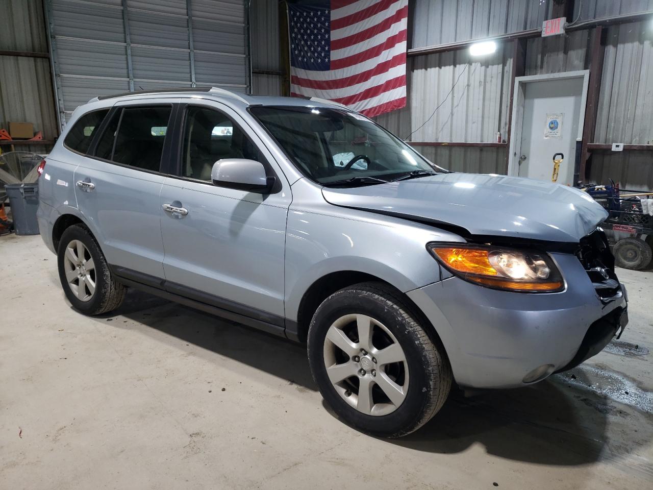 2008 Hyundai Santa Fe VIN 5NMSH13E58H163737 Copart auction photo, front end / rear end damage thumbnail 4