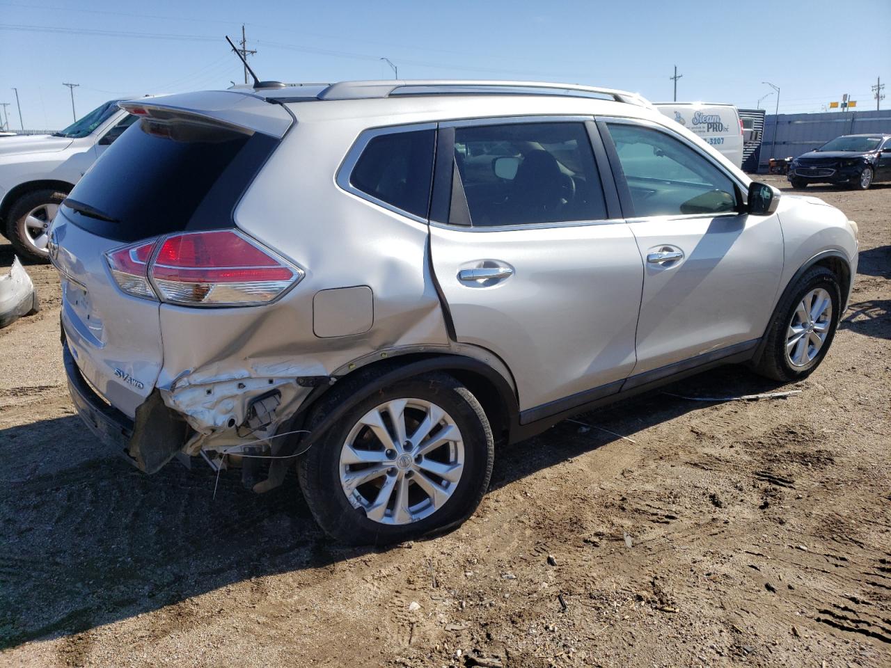 2015 Nissan Rogue VIN 5N1AT2MVXFC855885 Copart auction photo, rear end damage thumbnail 3