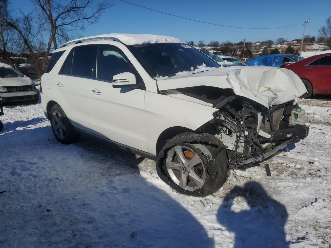 2017 Mercedes-Benz GLE VIN 4JGDA5HBXHA951891 Copart auction photo, front end damage thumbnail 4