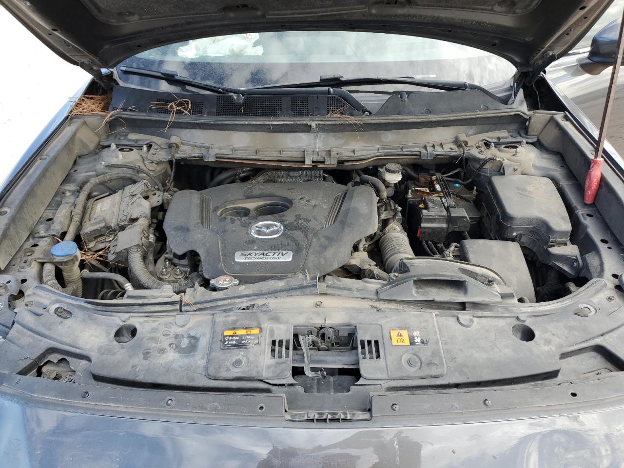 2018 Mazda CX-9 VIN JM3TCADY9J0204346 Copart auction photo, front end damage thumbnail 13