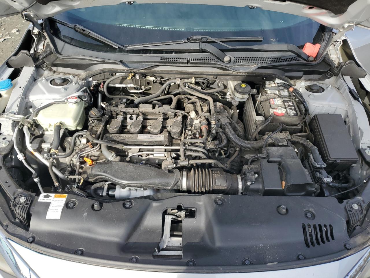 2017 Honda Civic VIN 2HGFC1F7XHH633626 Copart auction photo, rear end damage thumbnail 11